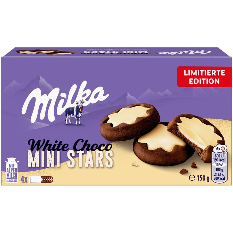 Milka White Choco Mini Stars