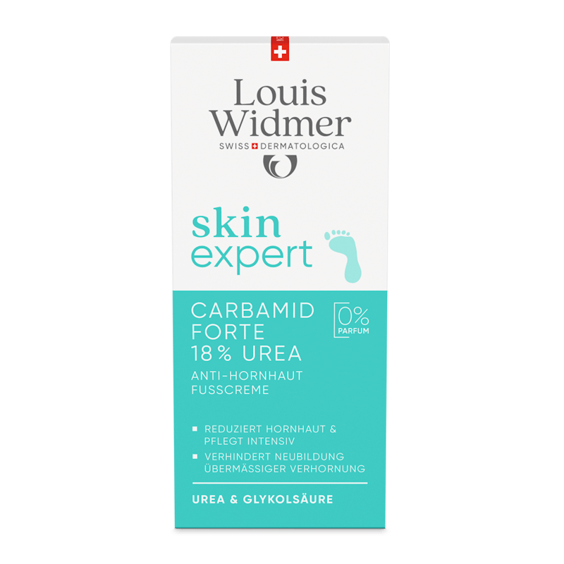 Louis Widmer parfümfrei Carbamid Forte 18% Urea Fusscreme