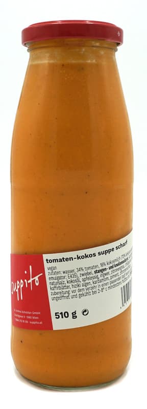 Suppito Tomaten Kokos Suppe