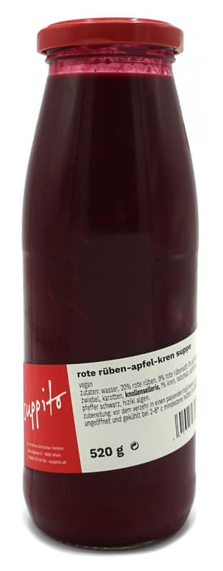 Suppito Red Beet Apple Horseradish Soup