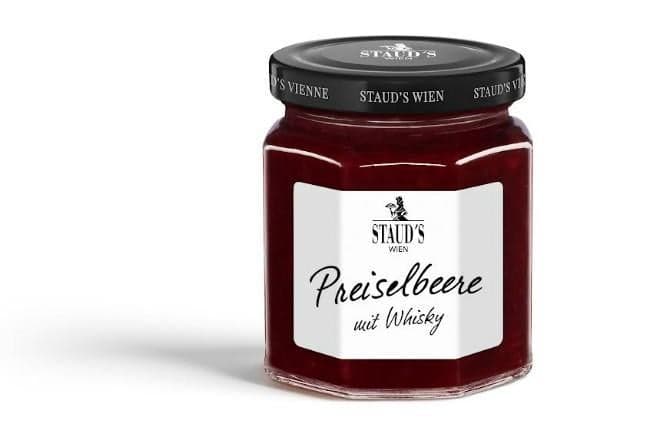 Staud's "Die Limitierte" Preiselbeere mit Whiskey
