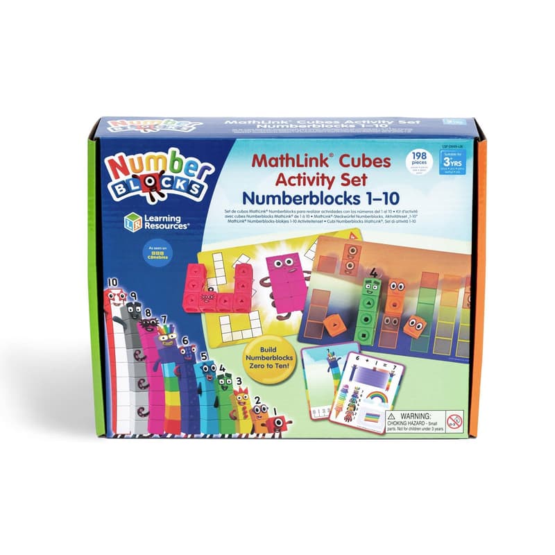 Learning Resources MathLink® Building Blocks Numberblocks® - Activity Set 1-10