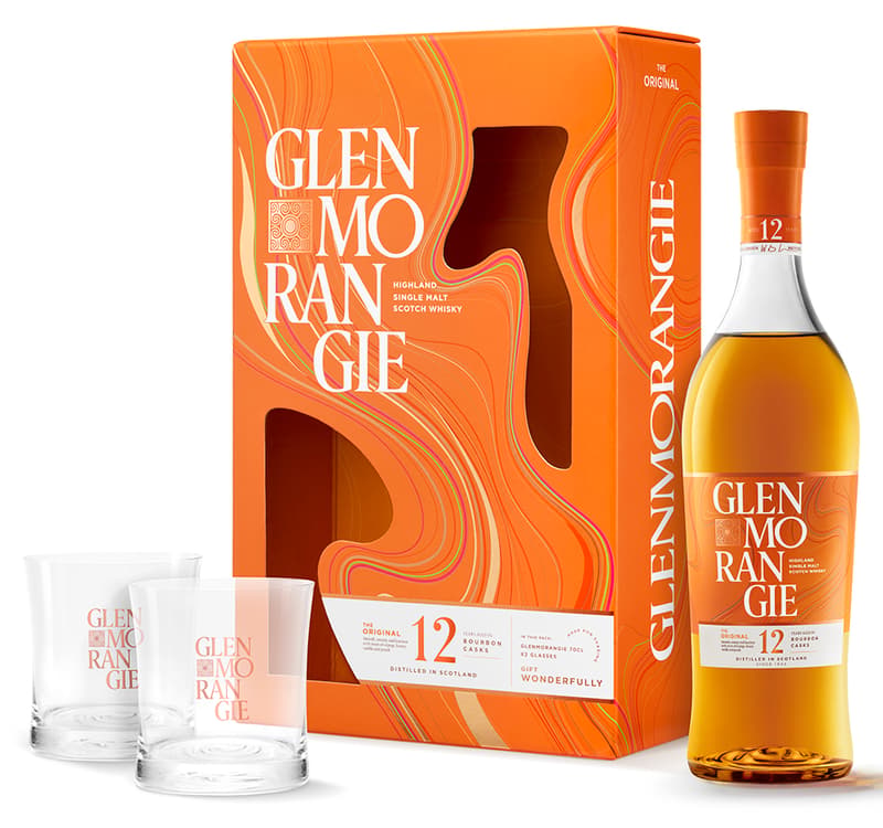 Glenmorangie 12 Years Old The Original + 2 Glasses