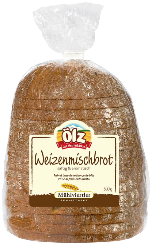 Ölz Weizenmischbrot geschnitten