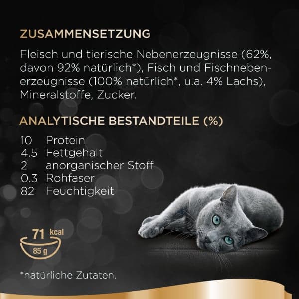 Sheba Schale Classics in Pastete mit Lachs MSC