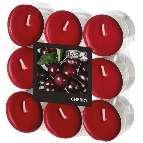 18 ‘GALA’ scented lights Ø 37.5 mm · 16.6 mm burgundy - cherry