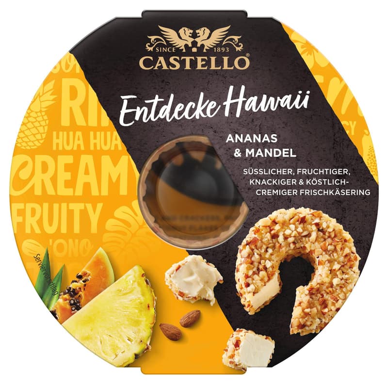 Castello Frischkäsering Ananas & Mandel