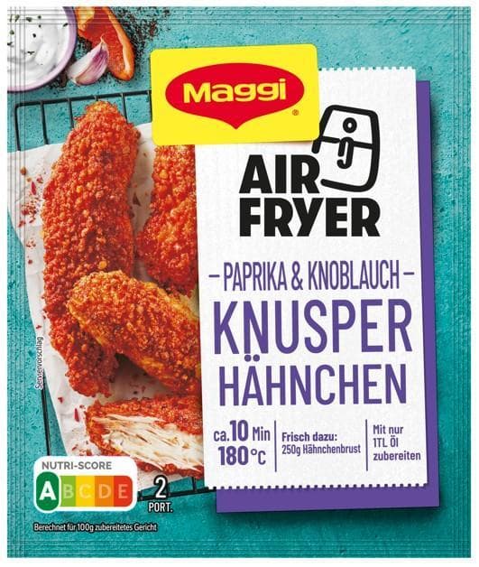 Maggi FIX Air Fryer Knusper Hähnchen Paprika & Knoblauch