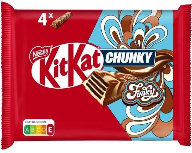 KitKat Chunky Funky Schokoriegel 4er Multipack