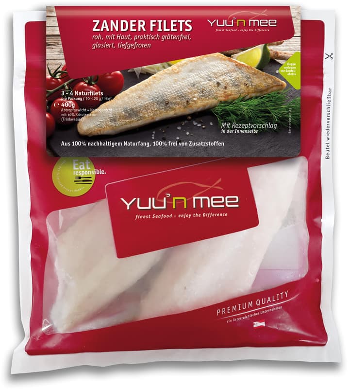 Yuu´n Mee Zander Filets (tiefgekühlt)