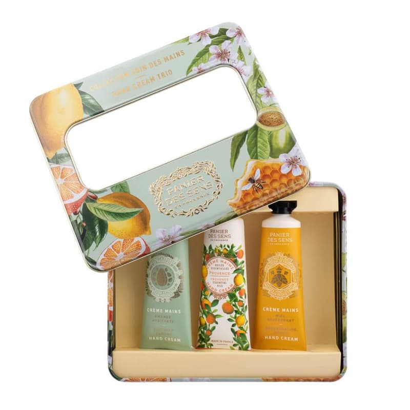 Panier des Sens Mini Handcreme 3er Set (Mandel Honig Provence) 