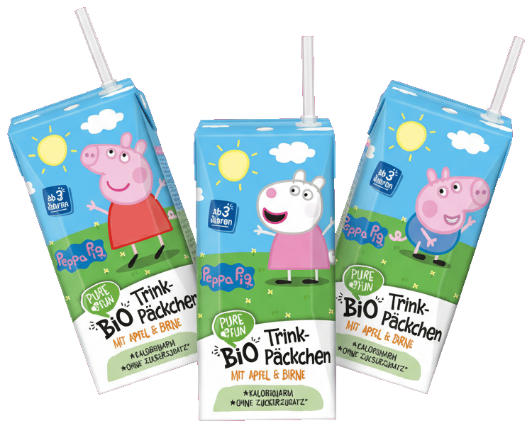 PURE & FUN BIO Peppa Pig Trink-Päckchen