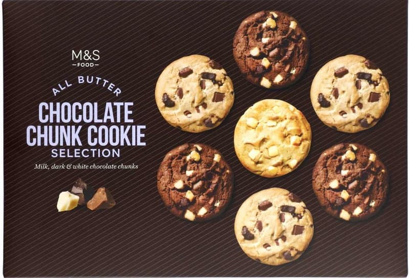Marks & Spencer All Butter Chocolate Chunk Cookie Selection