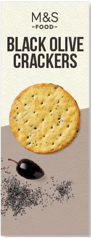 Marks & Spencer Black Olive Crackers