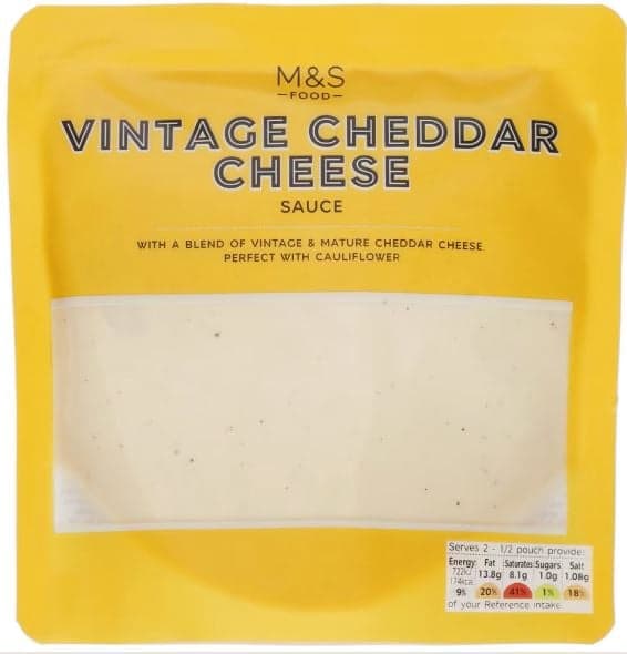 Marks & Spencer Vintage Cheddar Cheese Sauce