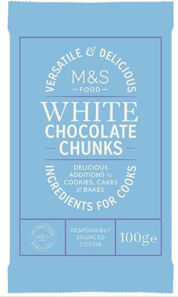 Marks & Spencer White Chocolate Chunks