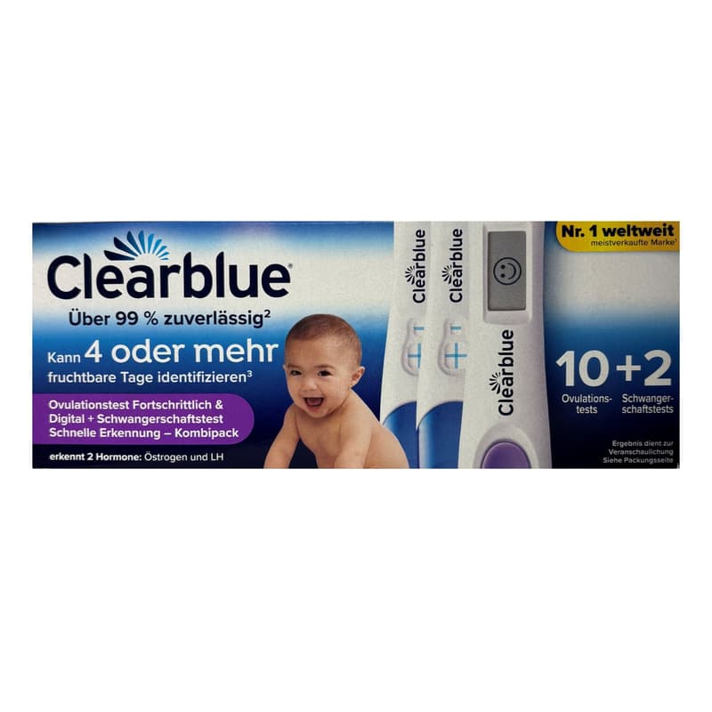 CLEARBLUE Ovulationstest + Schwangerschaftstest