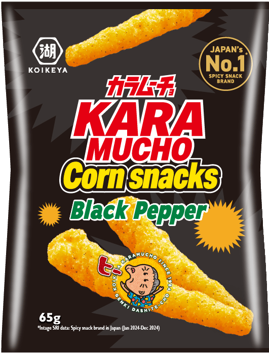 Koike-Ya Corn Snack Black Pepper