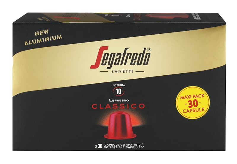Segafredo Aluminium Kapseln Classico 30 Stück