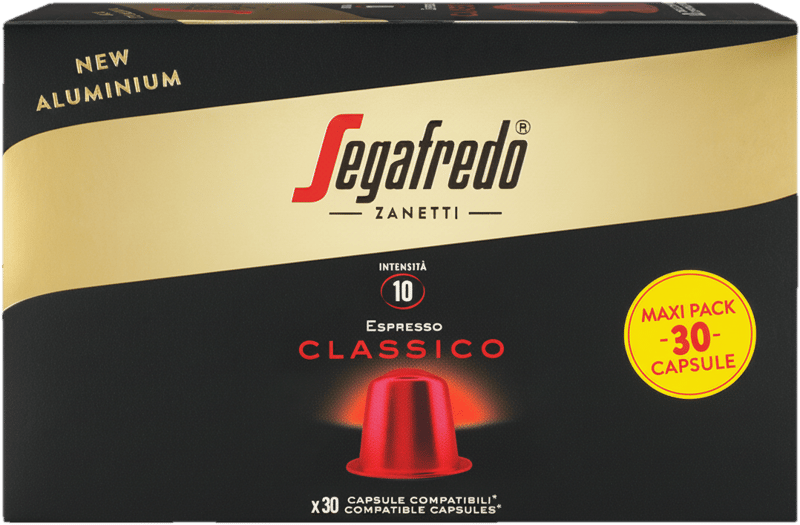 Segafredo Aluminium Kapseln Classico 30 Stück