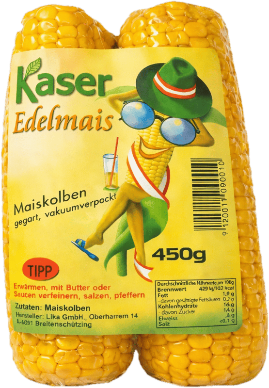 Kaser Zuckermais vorgekocht