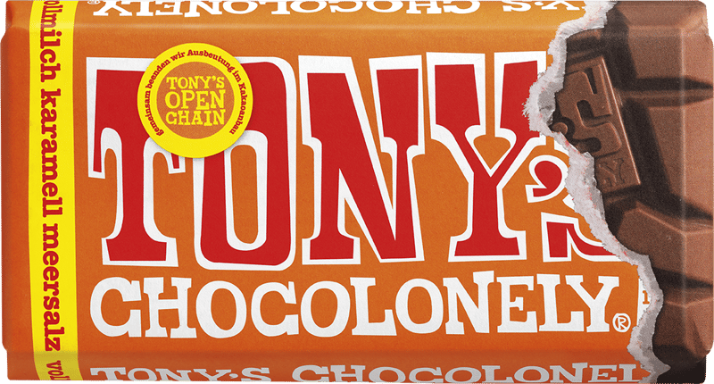 Tony's Chocolonely Vollmilch Karamell Meersalz 90g