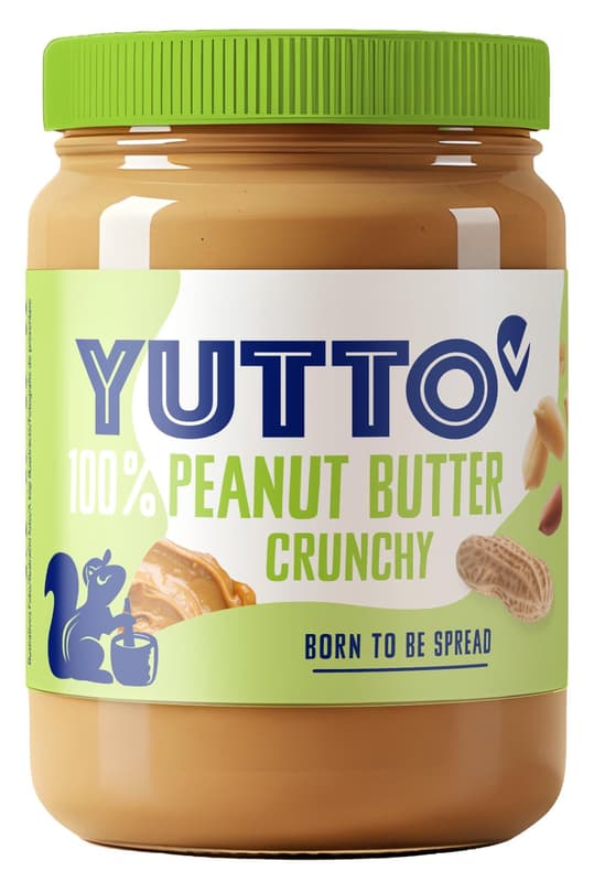Yutto Erdnusscreme Crunchy 100% Erdnüsse