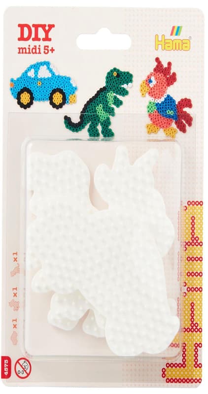 Hama Stiftplatten Auto/Dino/Papagei 3 Stück Blister
