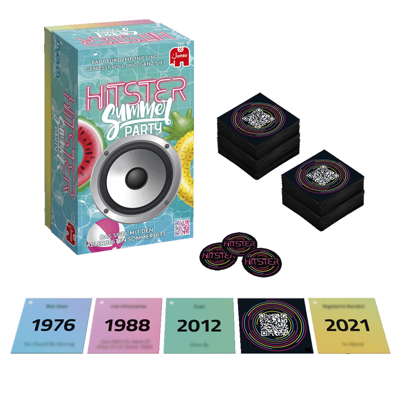 Jumbo Spiele Partyspiel Hitster Summer Party