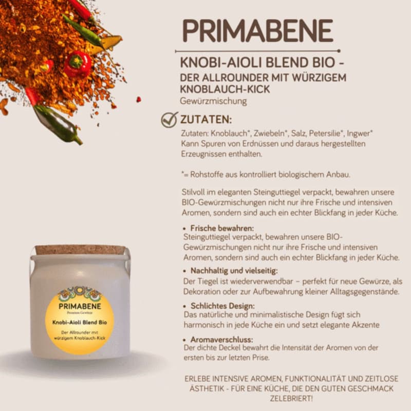 Knobi-Aioli Blend Bio Primabene