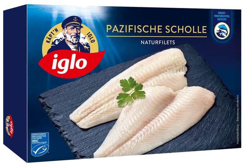 Iglo MSC Pazifische Scholle Naturfilets (tiefgekühlt)