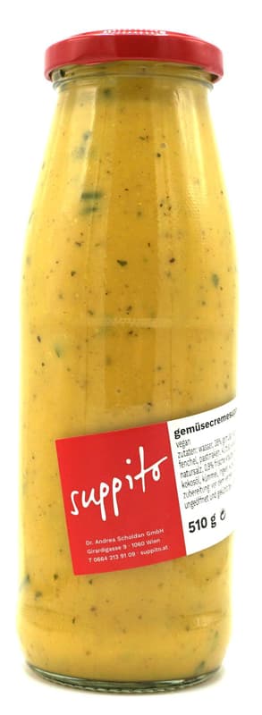 Suppito Gemüsecreme Suppe mit frischen Kräutern