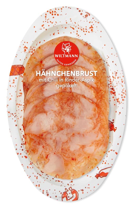 Wiltmann Hähnchenbrust mit Chili in Aspik
