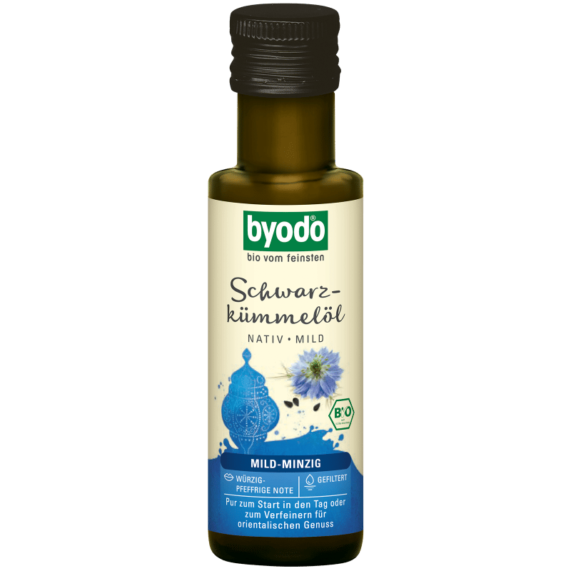 Byodo BIO Schwarzkümmelöl, nativ, mild, gefiltert