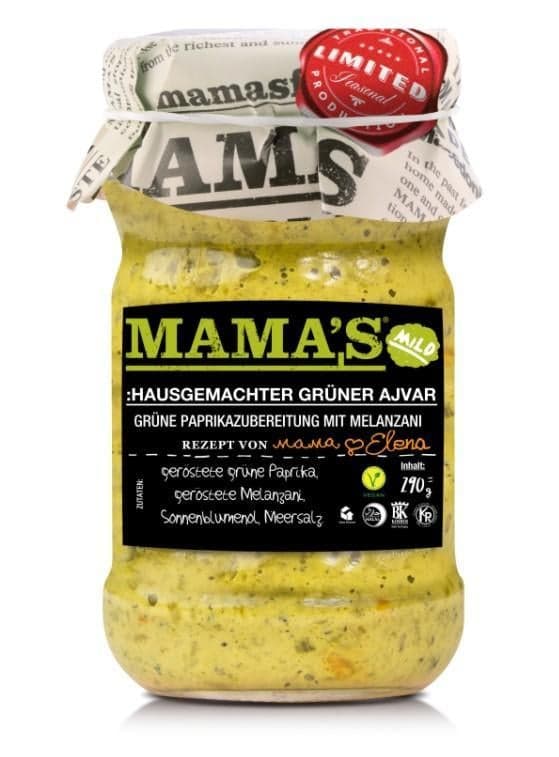 MAMA's Grüne Ajvar mild