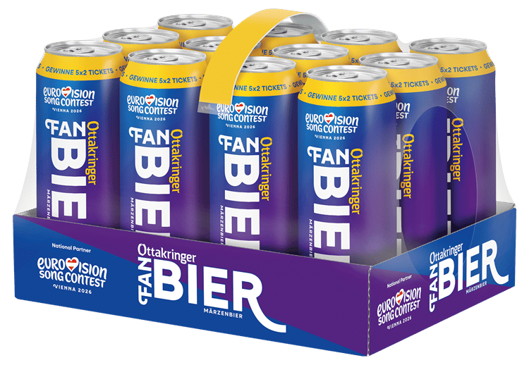 Eurovision Song Contest Ottakringer Fanbier 12x500ml (EinwegPFAND)