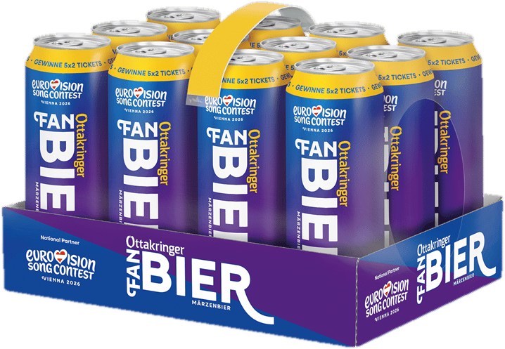 Eurovision Song Contest Ottakringer Fanbier 12x500ml (EinwegPFAND)