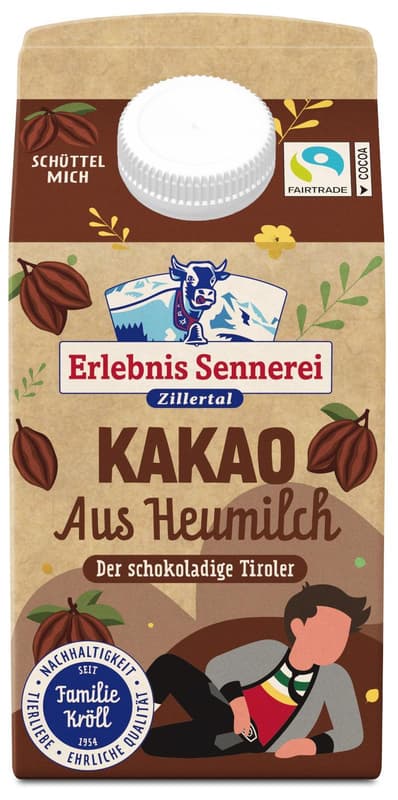 Zill. Kakao aus Heumilch FTC 0,5 lt. / 4er Karton