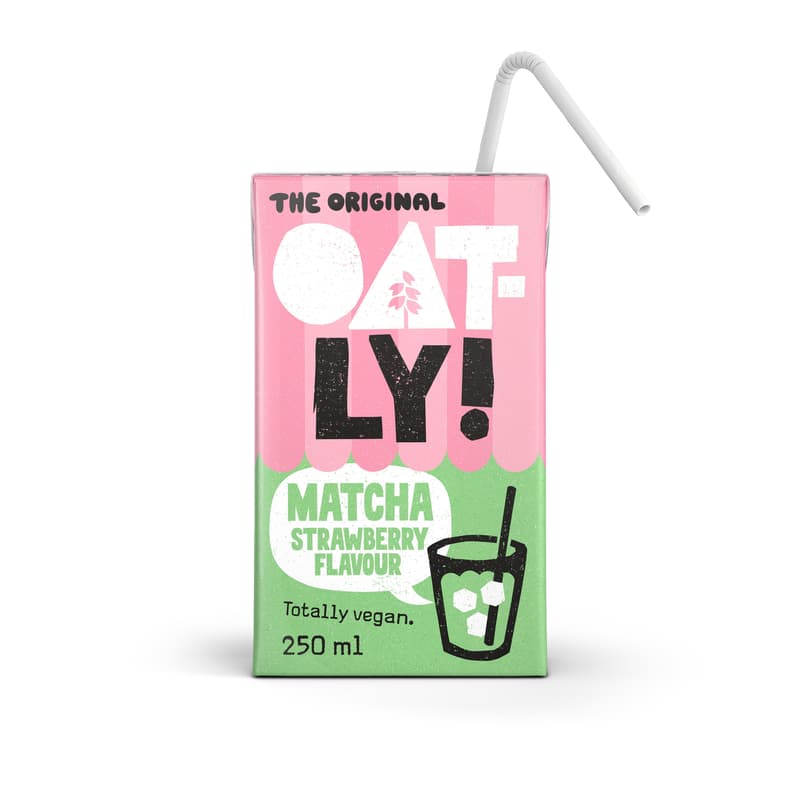 Oatly Haferdrink Matcha Strawberry to go