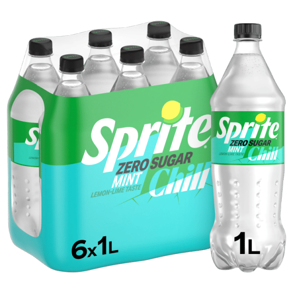 Sprite Chill Mint Lemon-Lime Zero 6x1l (EinwegPFAND)