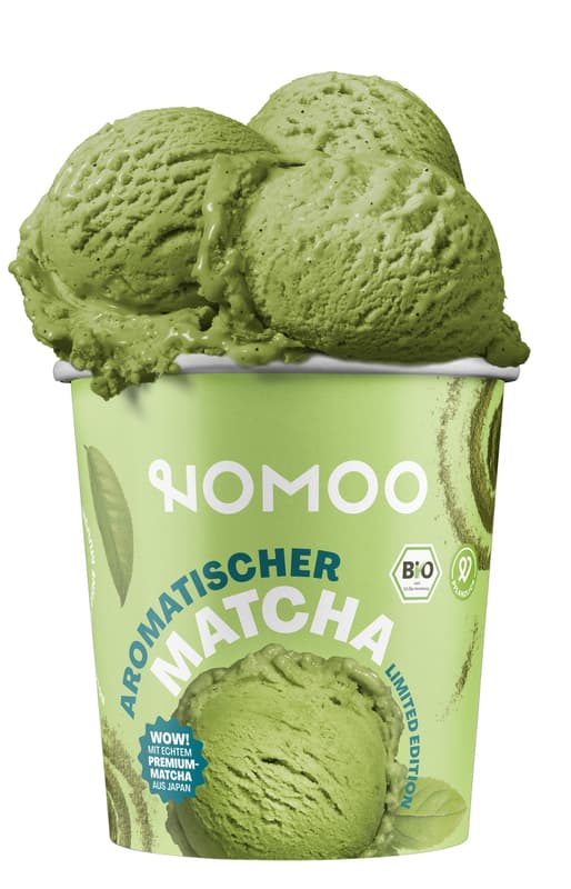 NOMOO BIO Matchaeis VEGAN (tiefgekühlt)