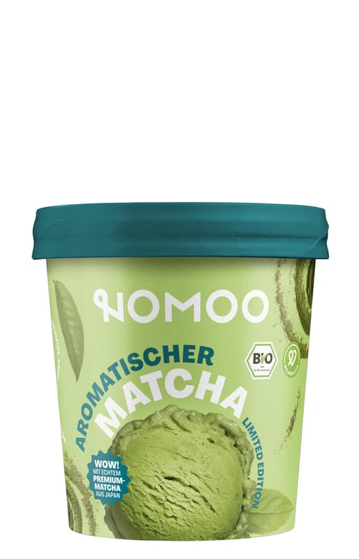 NOMOO BIO Matchaeis VEGAN (tiefgekühlt)