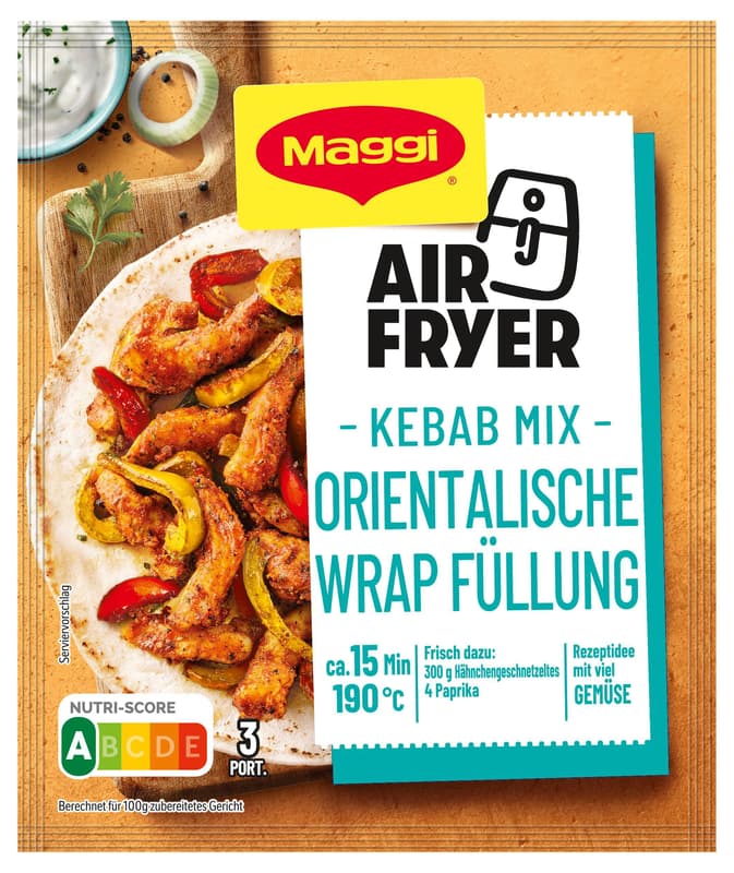 MAGGI FIX AirFryer Wraplt Kebab