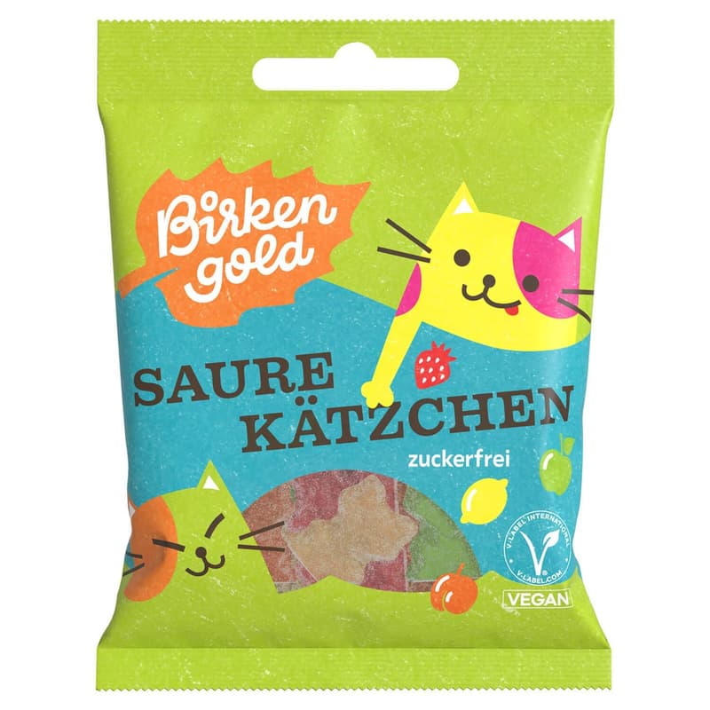 Birkengold Saure Kätzchen vegan