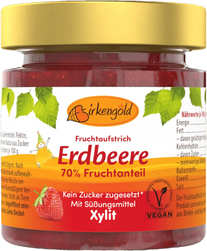 Birkengold Fruchtaufstrich Erdbeere