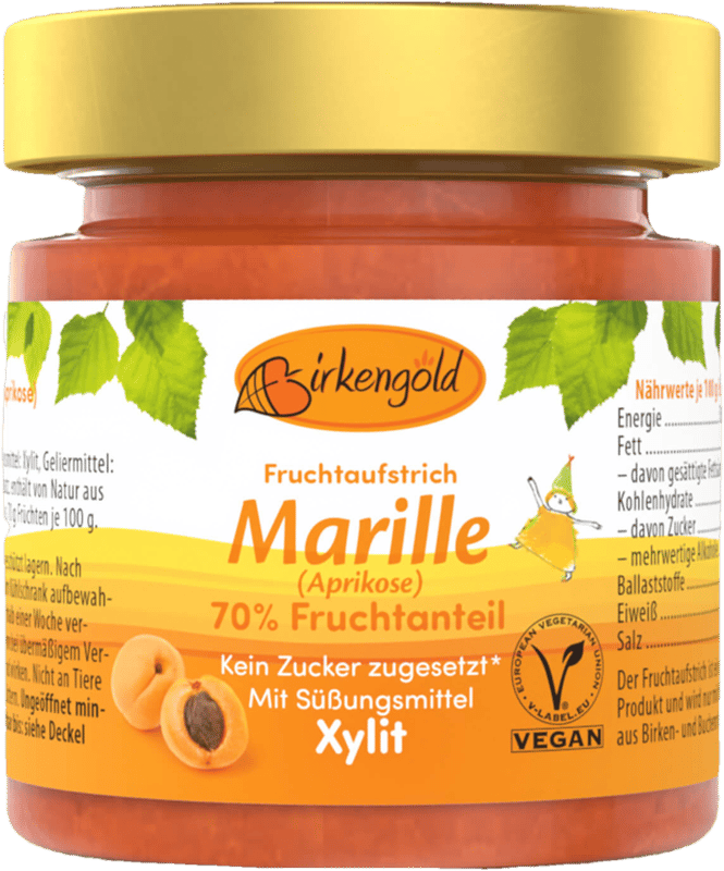Birkengold Fruchtaufstrich Marille