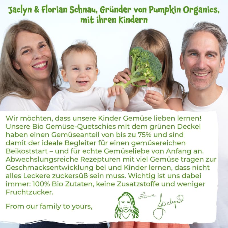 Pumpkin Organics BIO Quetschie Karotte, Kürbis, Süßkartoffel, Mais