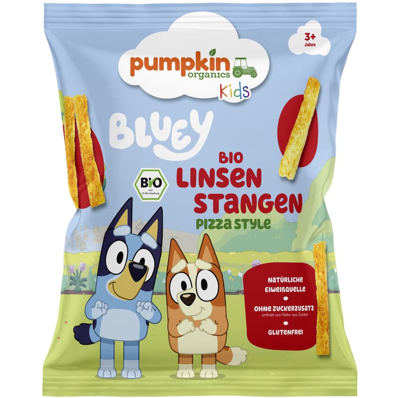 Bluey Organic Lentil Sticks Pizza Style