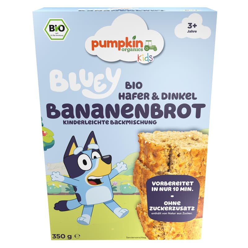 Bluey Organic Oat & Spelt Banana Bread Baking Mix from 3+ years