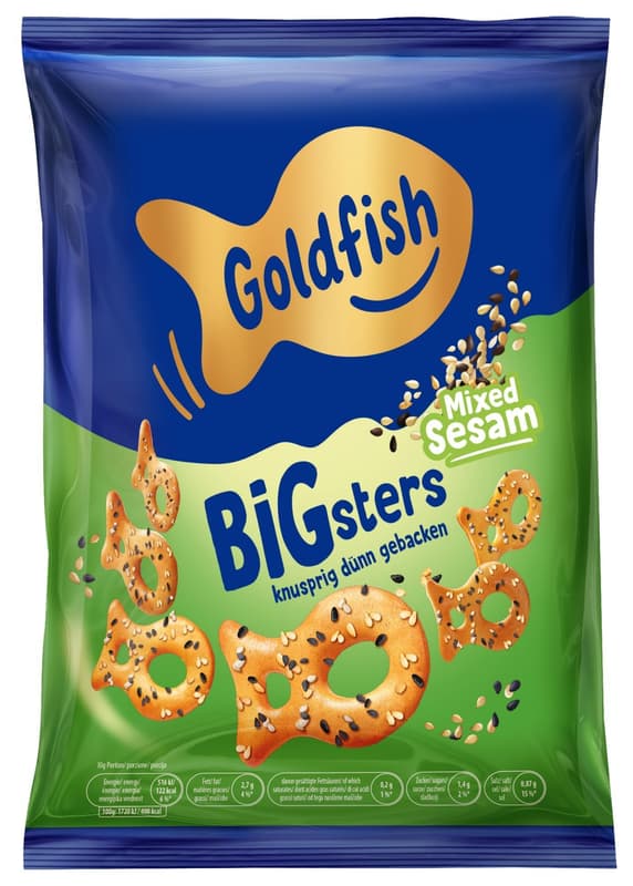 Goldfish BIGsters Mixed Sesame 14x100g